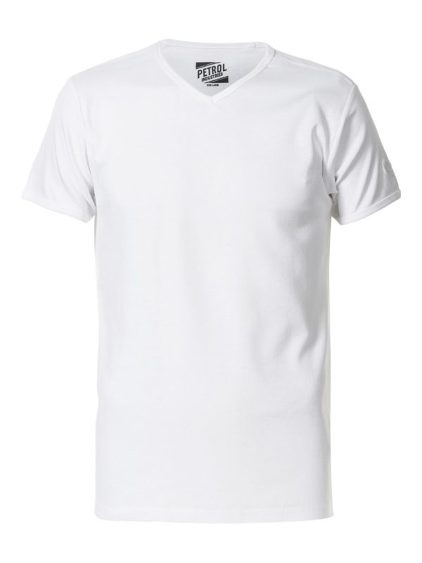 T-shirt v-neck petrol