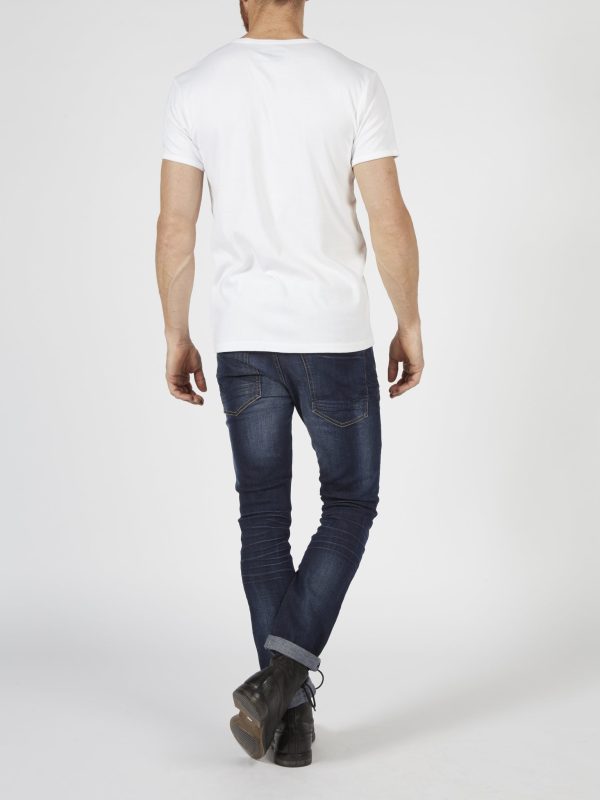 T-shirt v-neck petrol
