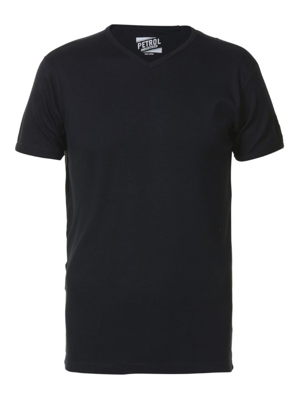 T-shirt v-neck petrol