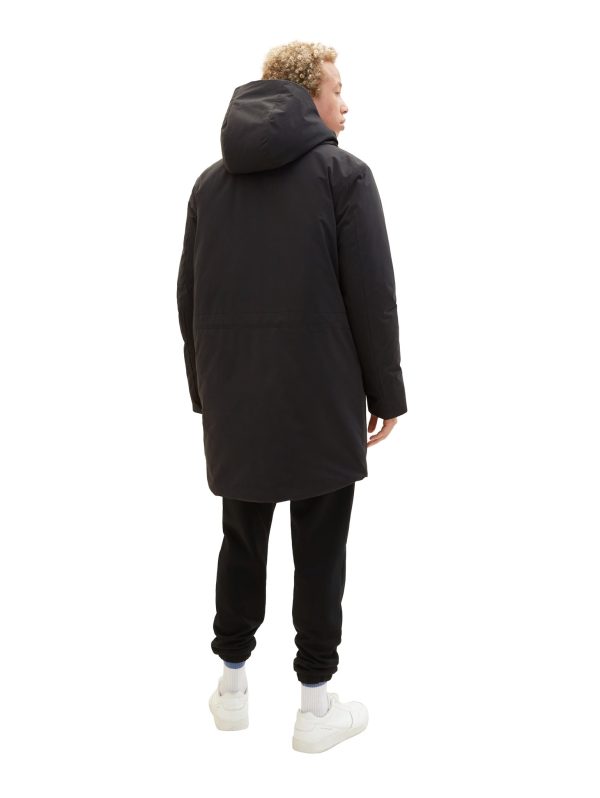 hooded parka
