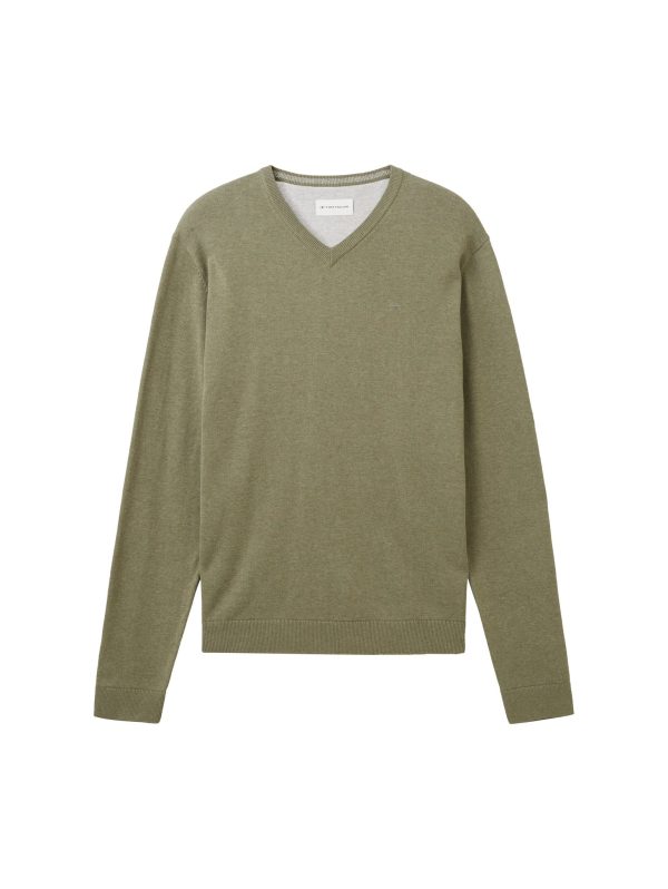 basic v-neck knit