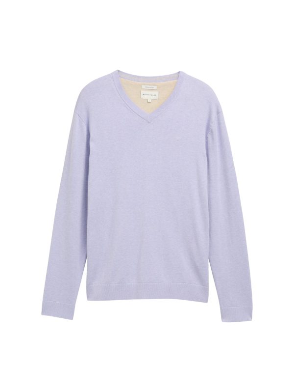 basic v-neck knit