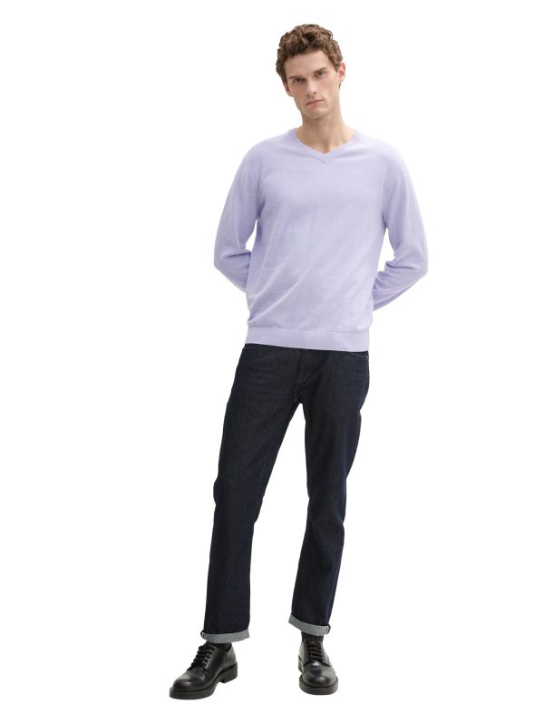 basic v-neck knit