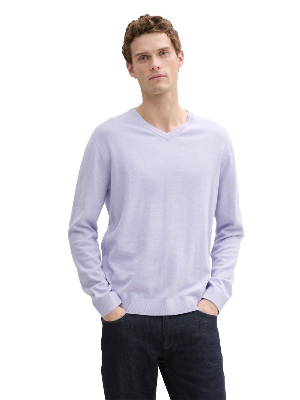 basic v-neck knit