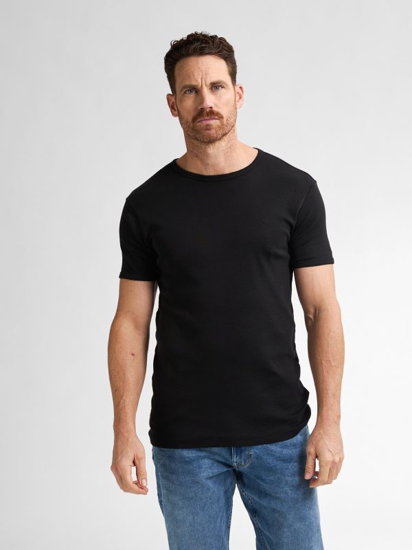 T-shirt r-neck petrol