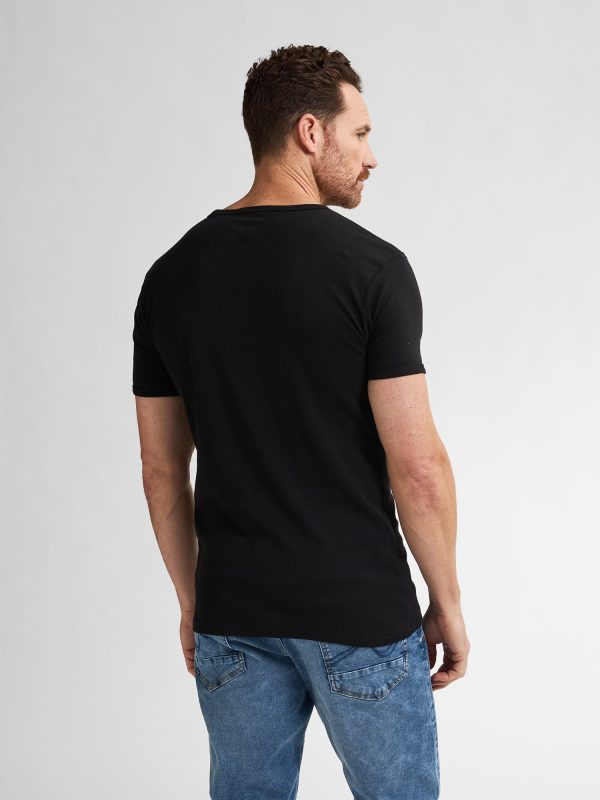 T-shirt r-neck petrol