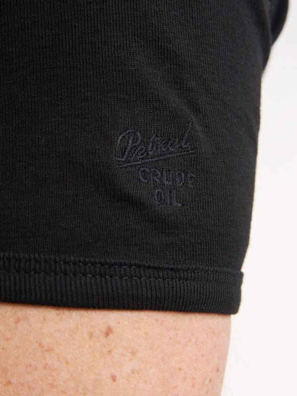 T-shirt r-neck petrol