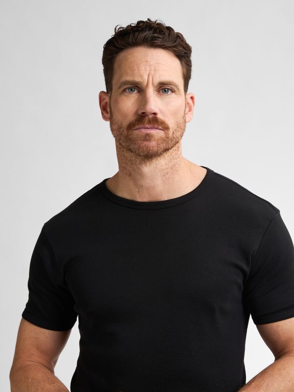 T-shirt r-neck petrol