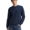 minimal structure crew neck pu