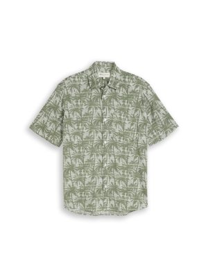 relaxed printed shirt