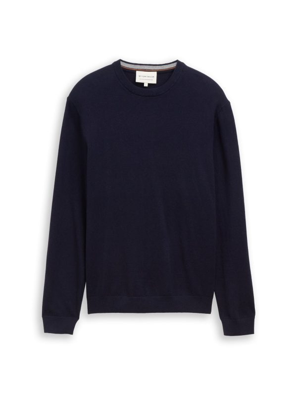 cotton-cashmere-crew-neck-knit-Tom-Tailor-261001121510.jpg Tom-Tailor Trui